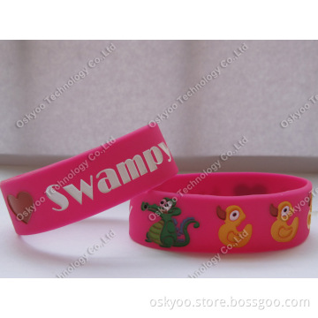 I Love Swampy Where's My Water Silicone Bracelets Bands